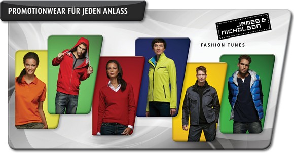 Promotionwear von James und Nicholson